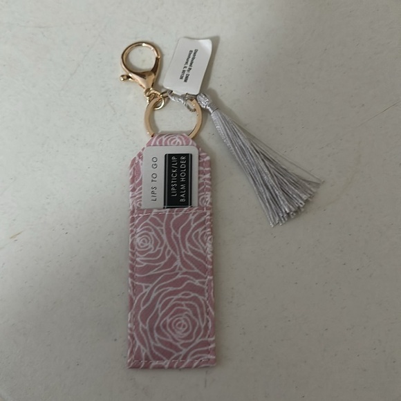 Accessories - Lipstick/Lip Balm Keychain Holder with Tassel